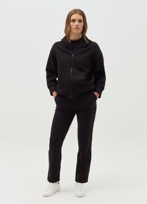 Pantalon slim fit en polaire - Black