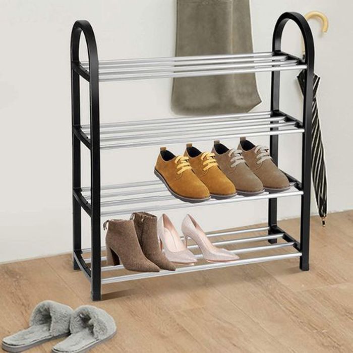 Étagère à Chaussures 4 Niveaux - Organisation & Rangement