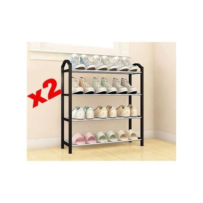 Meuble Organisateur 2 Portes - Chaussures Porte d'Entrée