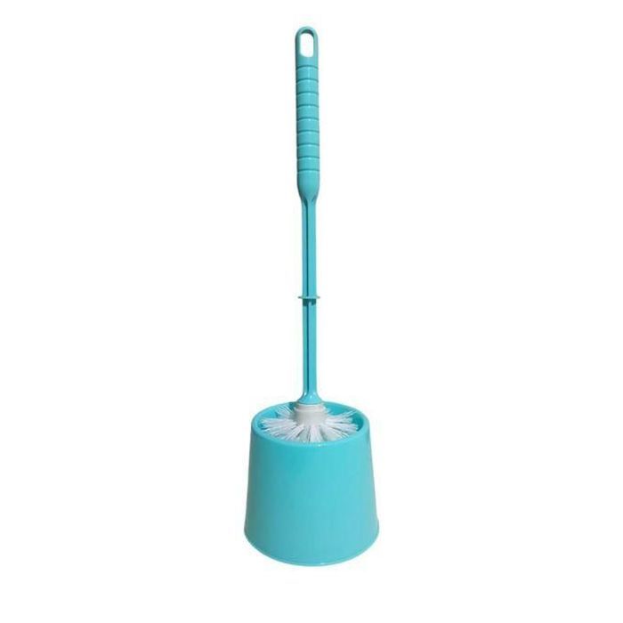 Brosse WC - Avec Support - Bleu - Nettoyage 360°