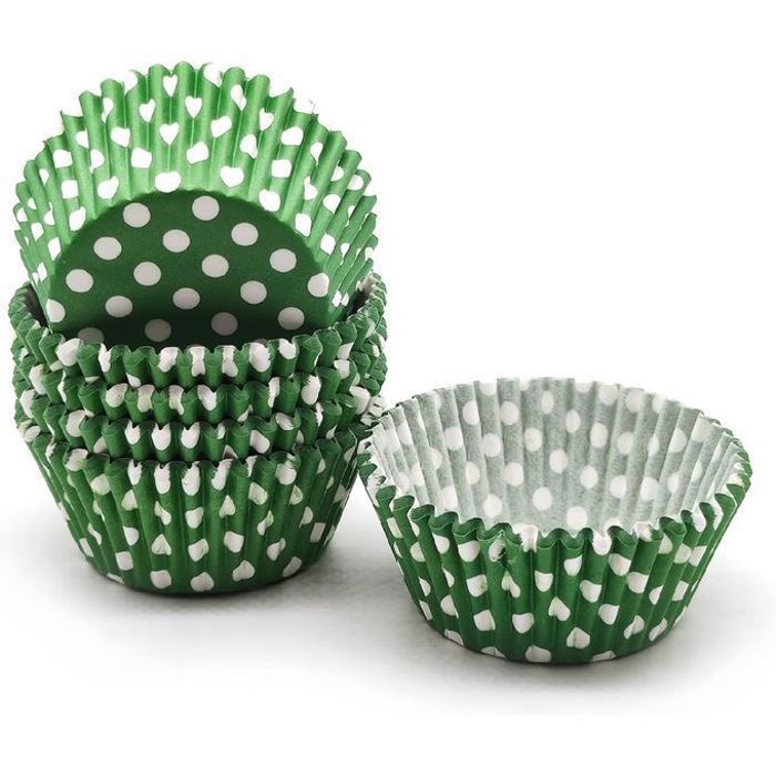 100pcs Moules à Muffin Mini Papier - Doublure Cupcake - Couleurs aléatoires