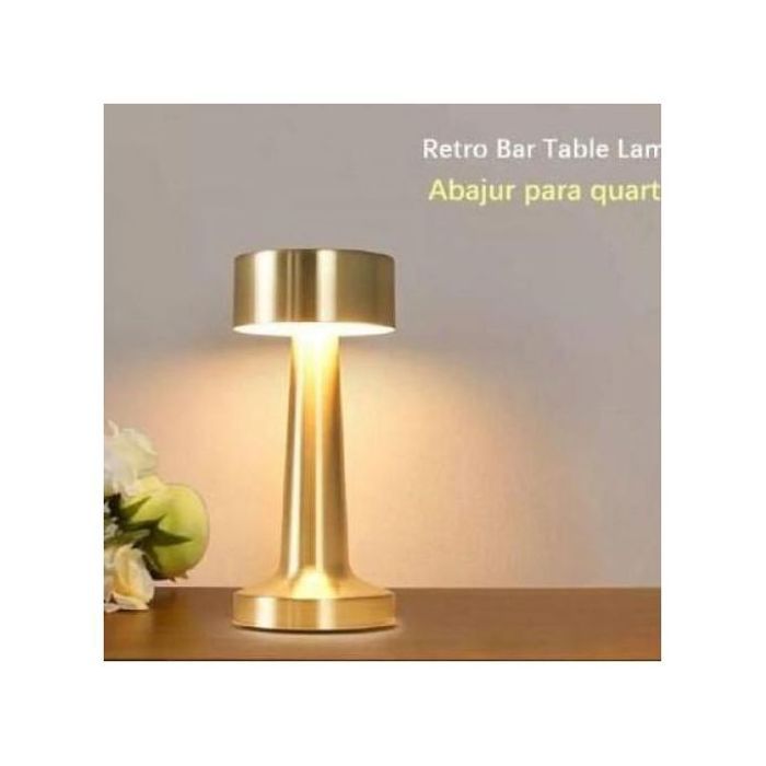 Lampe de Table Touch - Tricolore - USB/LED - Or
