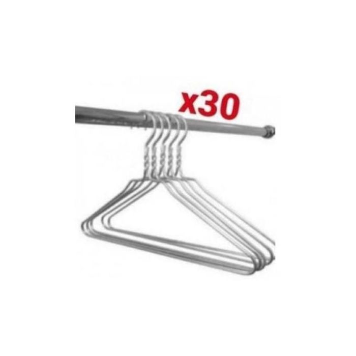Cintres en Métal RapDuty - Antidérapants, pour Vêtements, 30 Pièces, Or, Argent