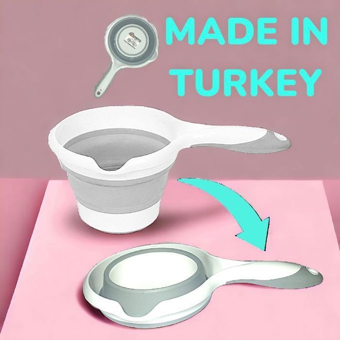 Louche à Eau Pliable en Plastique - Cuisine Domestique