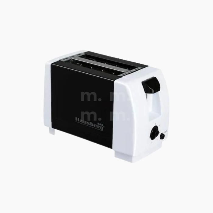 Grille-pain, Hausberg HB-150NG , 2 tranches, Degré de brunissage variable, Noir (750 W)