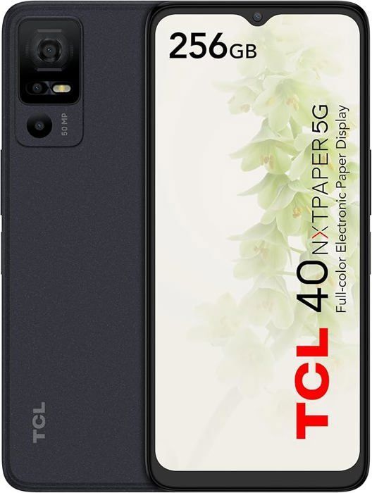 Smartphone 12+256 TCL 40 NXT PAPER Black