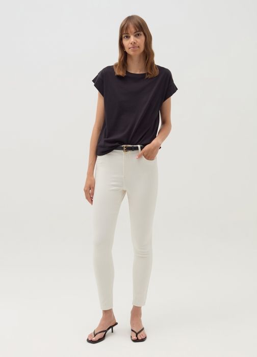 T-shirt en coton à manches kimono - Black