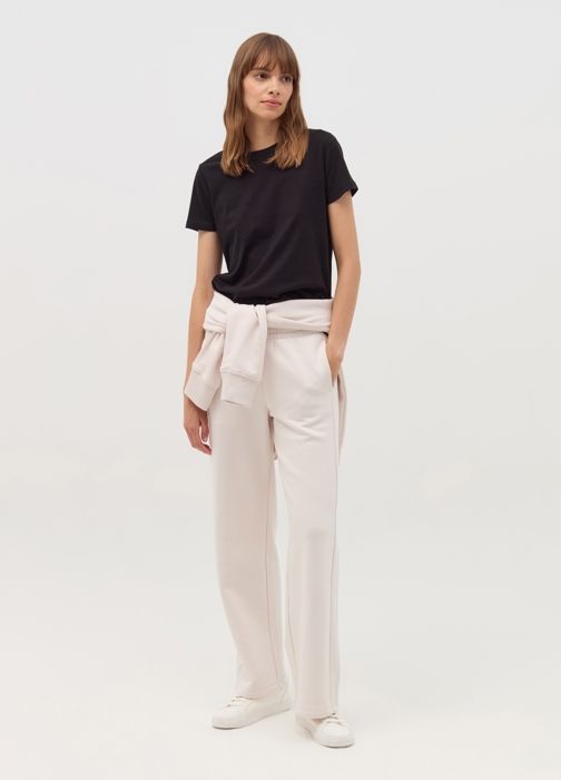T-shirt essentiel en coton biologique - Black