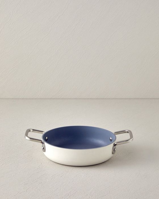 Poêle À Œufs Luna Aluminium, Coloris Crème, 20 cm