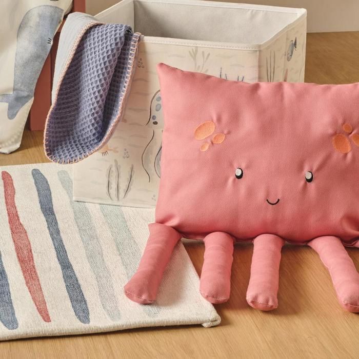Coussin Octopus Kids Saumon (38x55 cm)