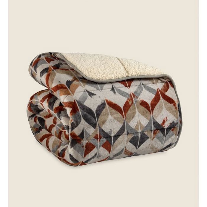 Couverture Double Face Extra Douce Portugal - Multicolore - 240x220cm