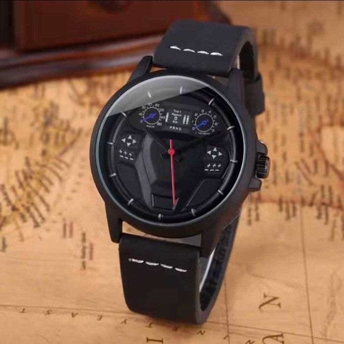 Montre-bracelet Minimaliste Ultra-Mince pour Homme - Montre à Quartz, Élégante et Tendance pour les Affaires
