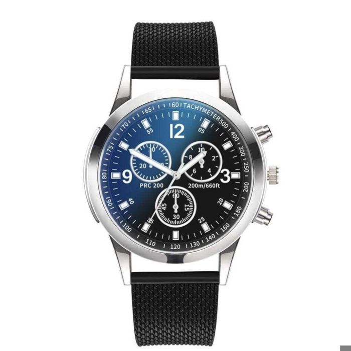 Montre à Quartz - Luxe - Homme - Cadran Acier Inoxydable - Bracelet Cuir ou Acier - Design Chic