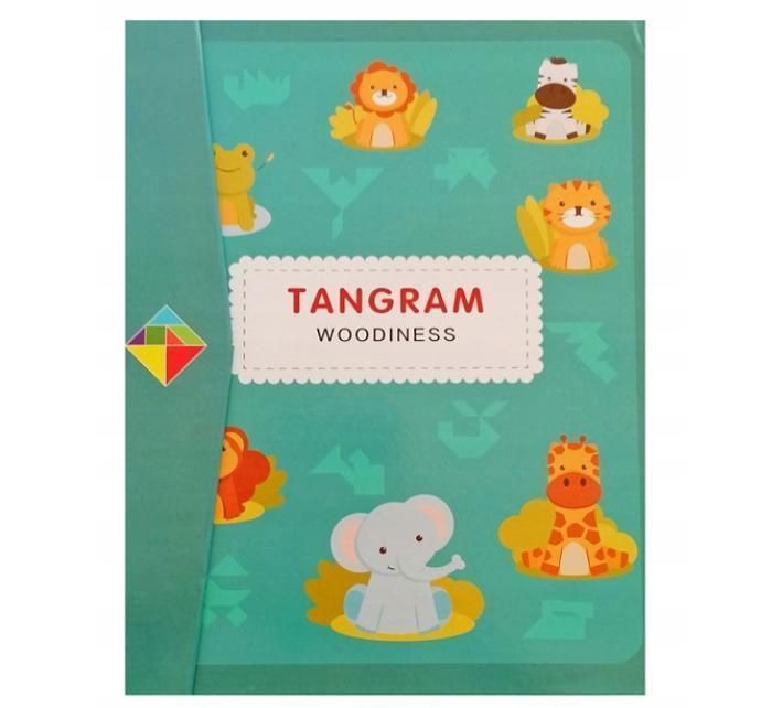 PUZZLE TABLEAU MAGNÉTIQUE BLOCS EN BOIS TANGRAM