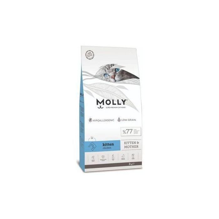 Croquettes Molly PREMIUM Poulet pour Chaton - 2 kg