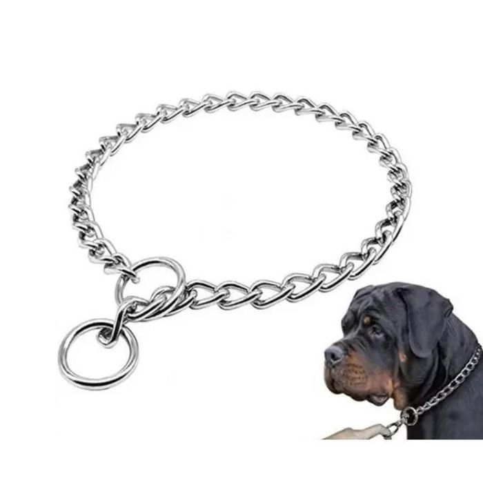 Collier étrangleur pour chien de taille moyenne - Sprenger HS en acier chromé