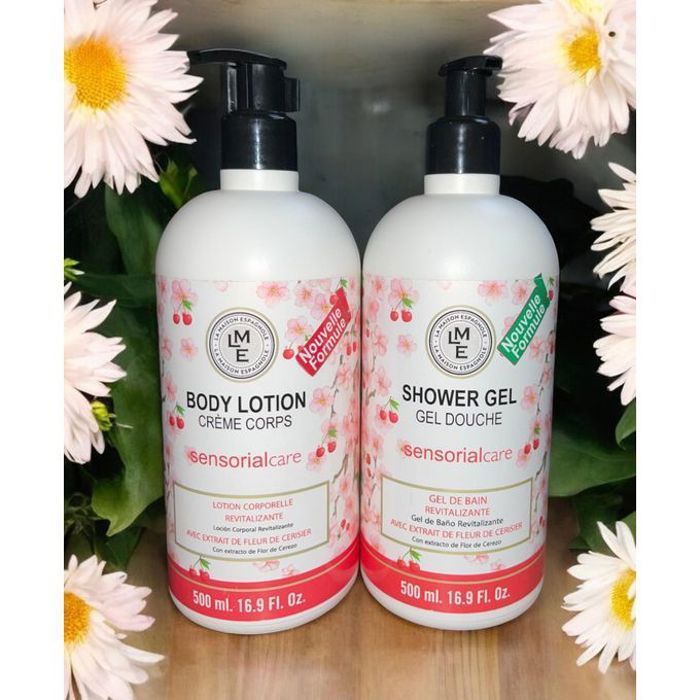LME - PACK GEL DOUCHE ET BODY LOTION CERISIER 500ml