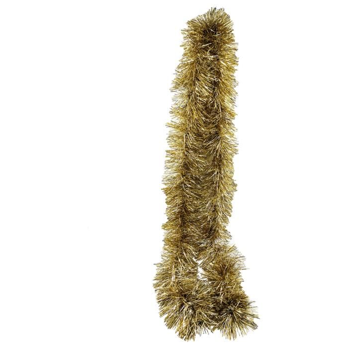 GUIRLANDE AVEC TINSEL 2MX15CM GOLDEN