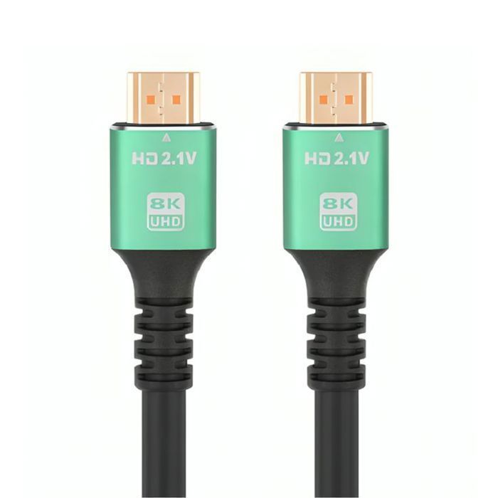 Câble HDMI 8K 2m Ultra Haute Définition – 48 Gbps, HDR, Dolby Vision, Compatible PS5, Xbox et PC