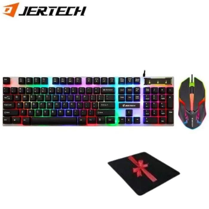 Clavier Gamer Gaming lumineux Multi LED KM170 avec souris Tapis offert