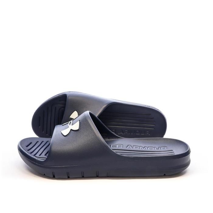 Under Armour - Claquettes en EVA pour homme - Core PTH Slides - Synthétique - Bleu
