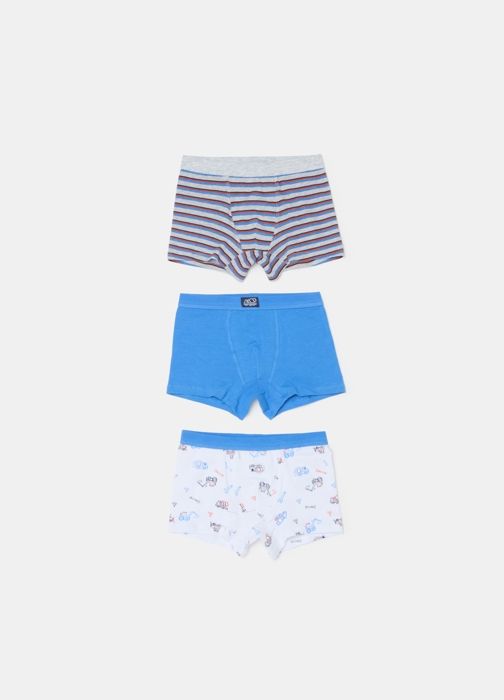 Lot de trois boxers en coton bio