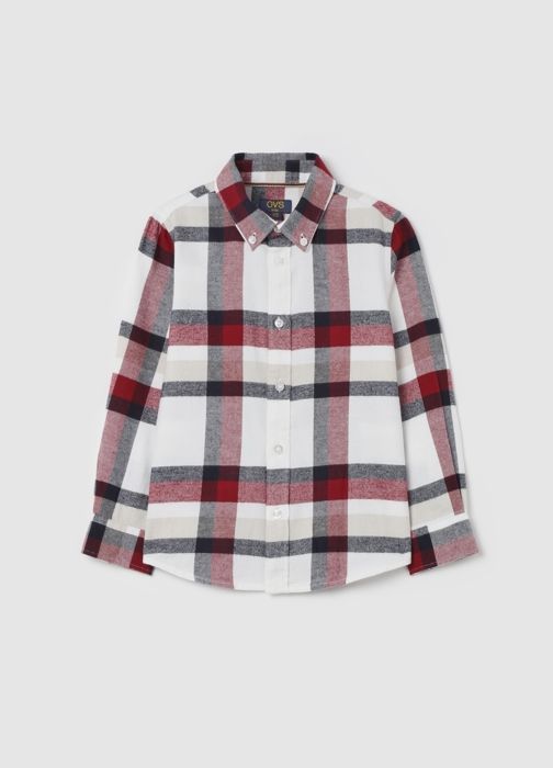 Chemise à carreaux en flanelle
