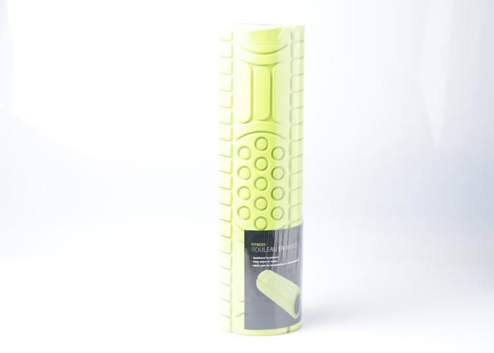 ROULEAU DE MASSAGE VERT 14x45CM