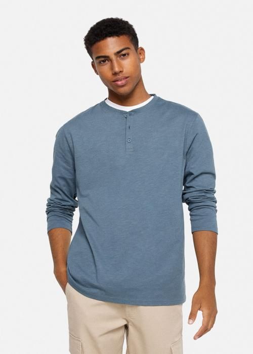 T-shirt manches longues col serafino