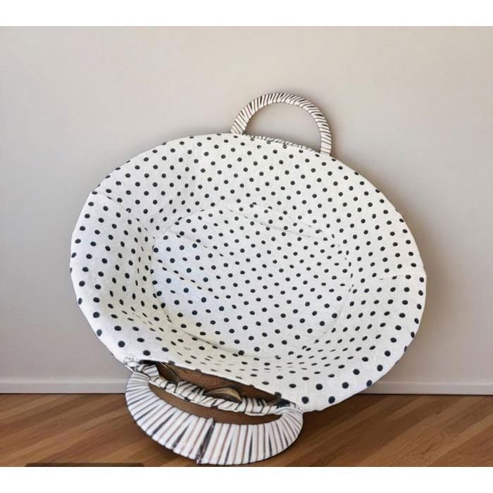 Panier à pain 30cm avec cache panier en tissu lavable - Modèle aléatoire 