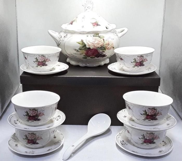 Service de table soupière 15 pcs