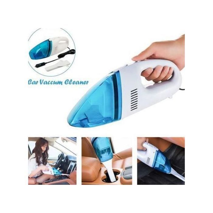 Mini Aspirateur à Main 2-en-1 pour Voiture avec Fonctionnement à Sec et Humide