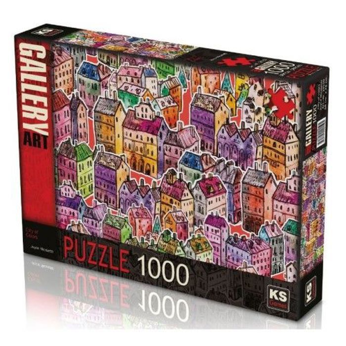 Jigsaw Puzzle 1000 pieces - City Of Colors