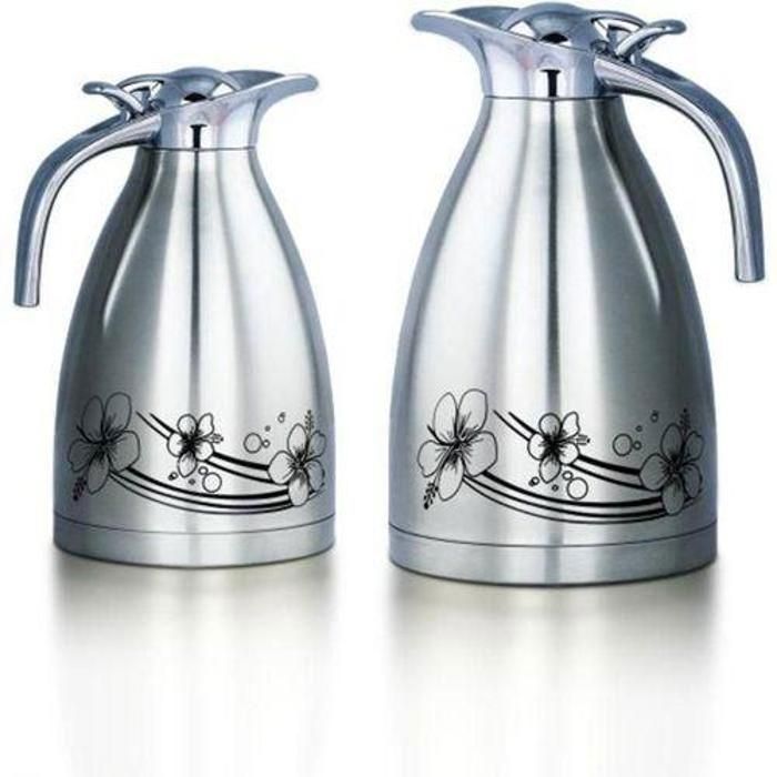 Duo de Thermos - inox - capacité 1,5L/1,2 L - maintient la température - models aléatoires