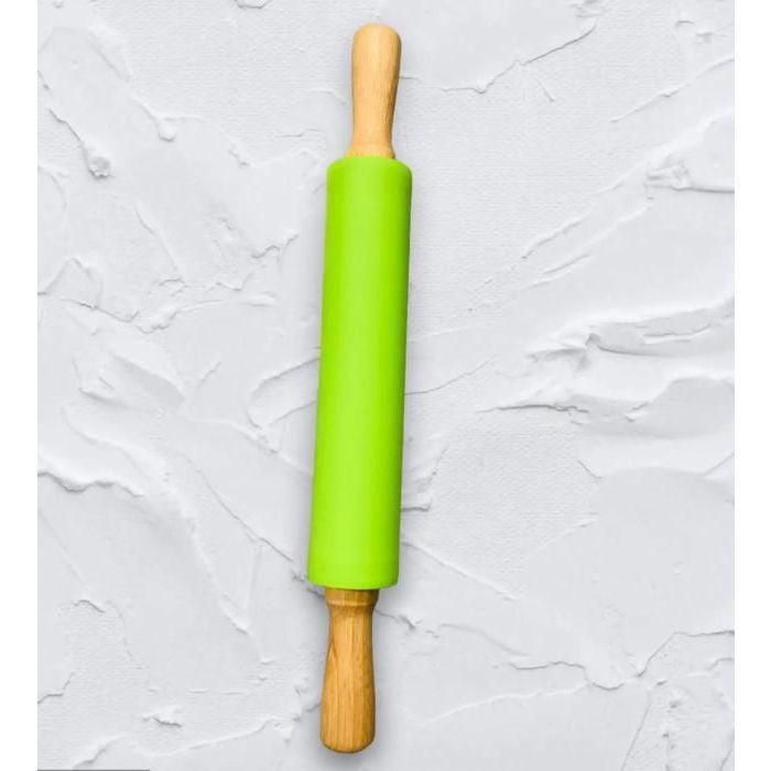 Rouleau à pâte, Rouleau à pâtisserie en acier silicone Anti Adhésif.