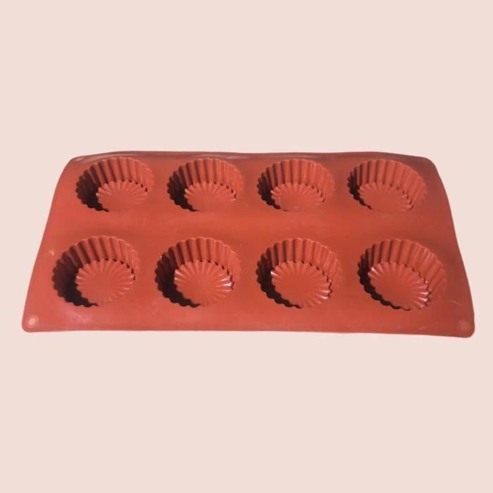 Moule en silicone - AYA HOME - Rouge - Compatible congélateur - Lave-vaisselle - motifs aléatoires