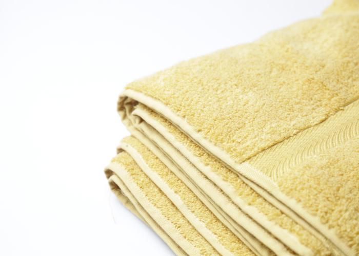 Drap de bain - Faro - 100x150 cm - 650g - Jaune - Doux et absorbant