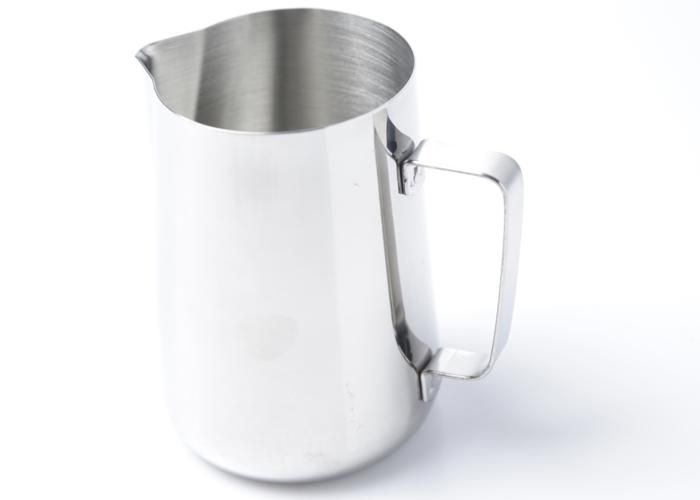 Pot à lait - Inox - 1L - Cylindrique - Compatible lave-vaisselle