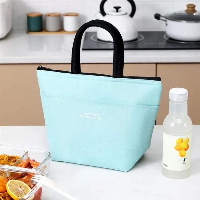 Sac à déjeuner isotherme - Bleu Ciel - Compact - Isolation thermique - Matériaux durables