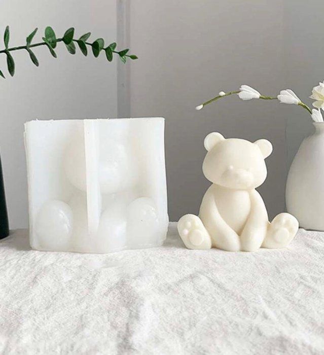 1 pièce Moule En Forme D'ours En Silicone DIY