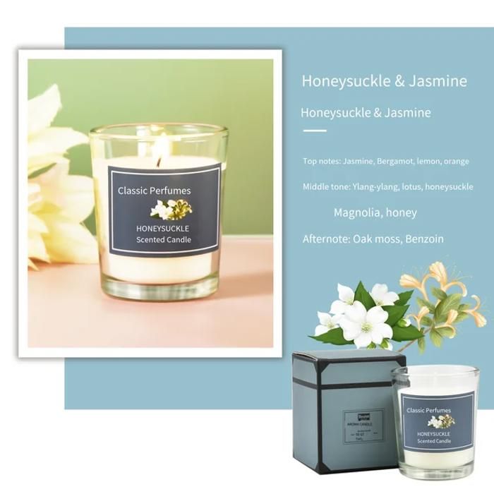 Handmade Scented Candle - Honeysuckle