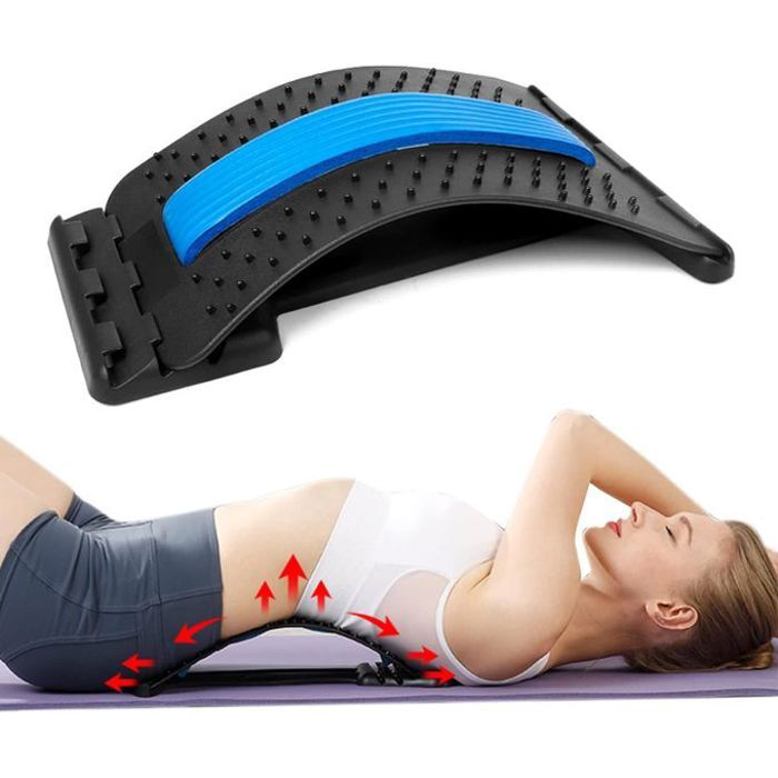 Appareil de Massage du dos, Magic Stretcher Fitness Équipement Charge maximale 90 kg