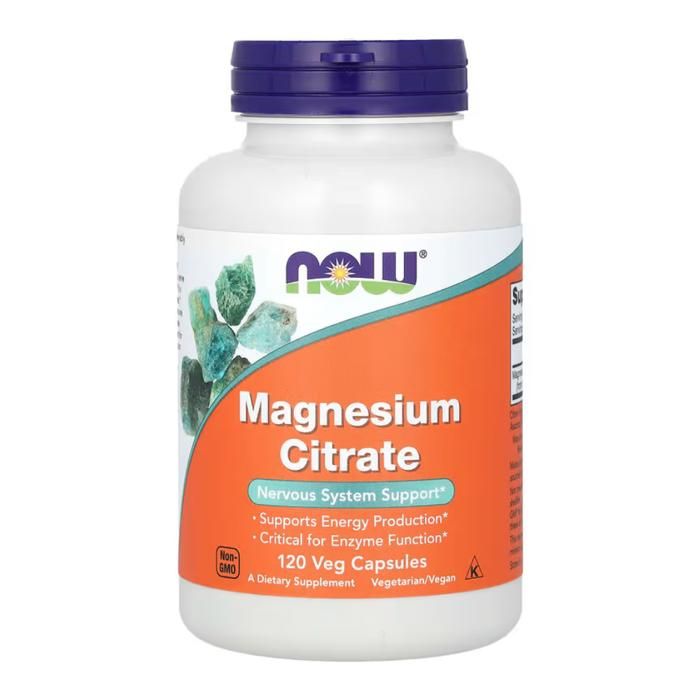 Now Foods Magnesium Citrate, 120 Veg Capsules