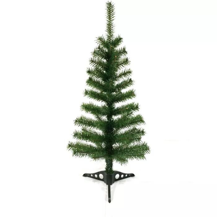 Sapin de Noël artificiel vert - 90 cm ESSENTIEL