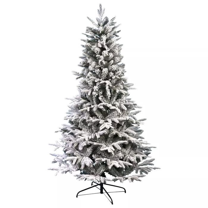 Sapin de Noël artificiel - Noname - 180 cm - Effet enneigé - 1299 branches - Pied en métal inclus