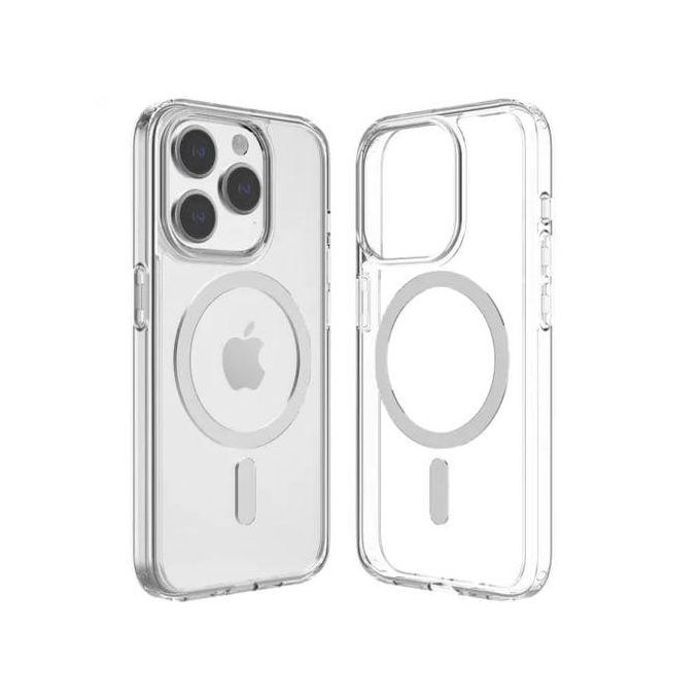 Coque Silicone Transparente Charge Induction iPhone 16 PRO MAX Sans Fil Magnetic