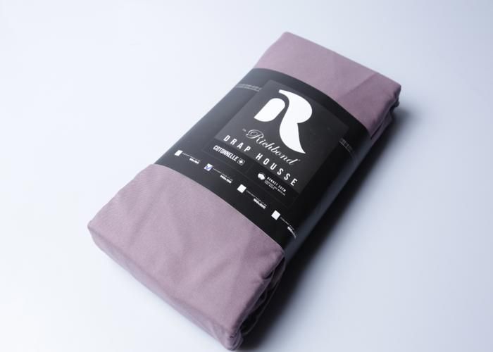 Drap-housse - Cotonelle - 140 x 190 cm - Violet - Coton naturel