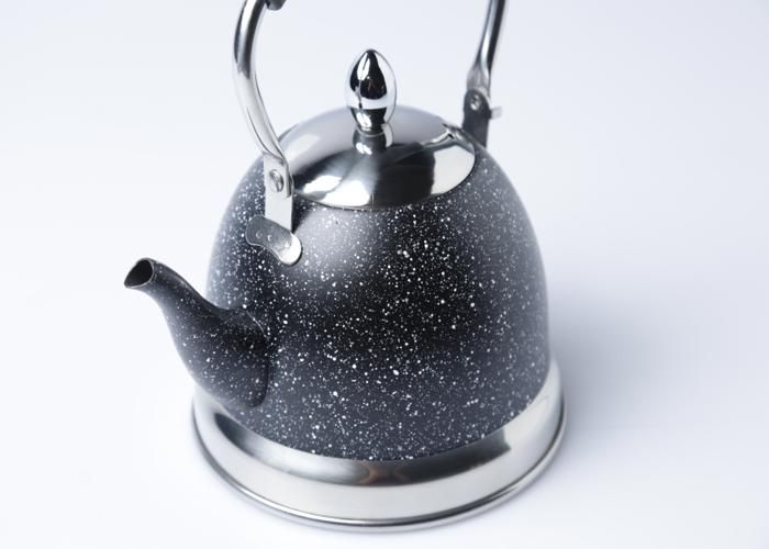 Bouilloire siffleuse - GENERIC - 0,95 L - Inox - Dimensions 15x15x18 cm - Sifflet intégré