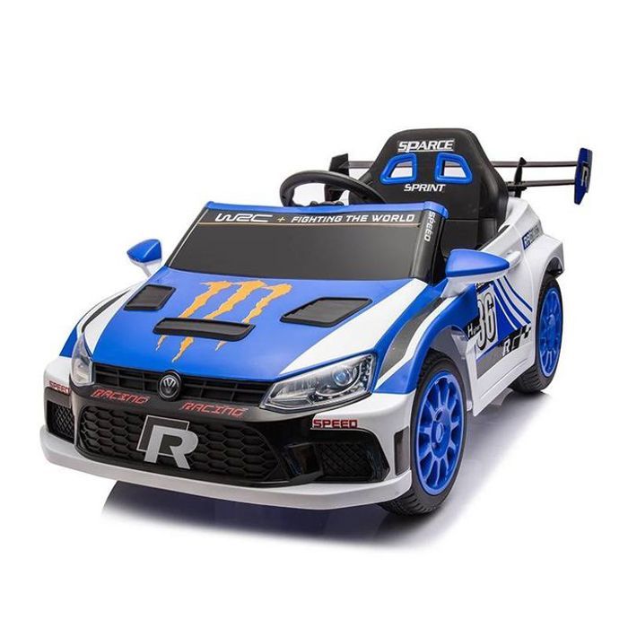 Voiture électrique de rally 12V – bleu