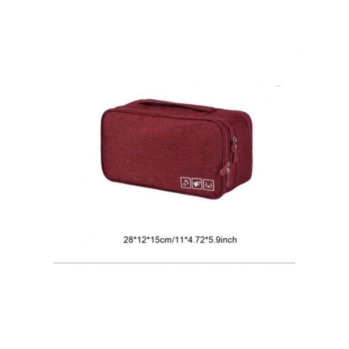Trousse de Rangement pour Sous-vêtements - Grenat